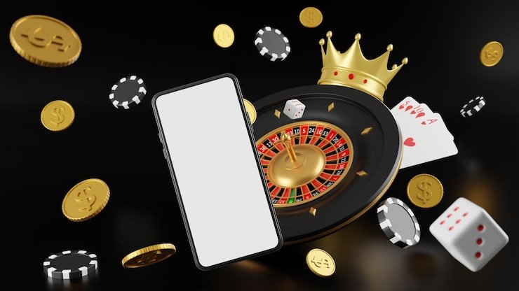 Tampilan meja Caribbean Stud Poker live di pmtoto dengan dealer profesional